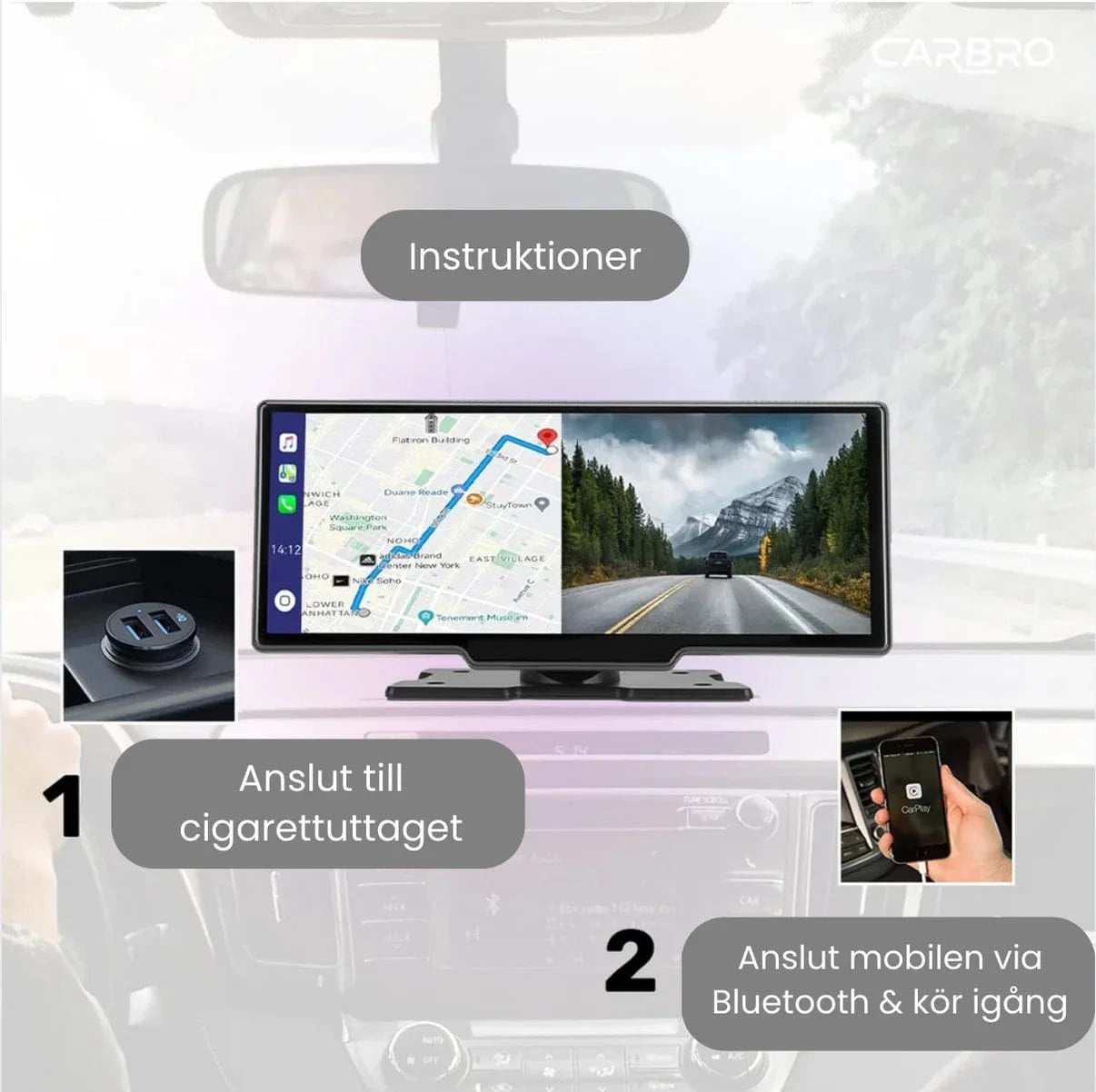 AutoPlug™|Universell CarPlay för alla bilar