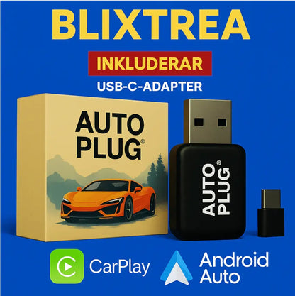 AUTOPLUG® | Trådlös CarPlay på Sekunder